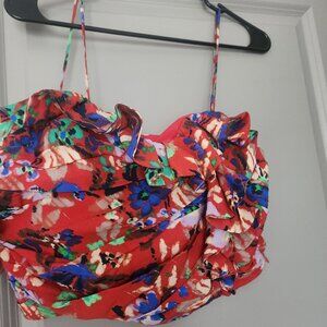 Zara Floral crop top